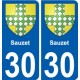 29 Penmarch coat of arms sticker plate stickers city