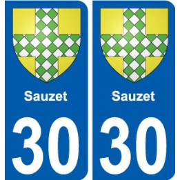 29 de Penmarch escudo de armas de la etiqueta engomada de la placa de pegatinas de la ciudad