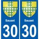 30 Penmarch blason autocollant plaque stickers ville