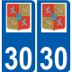 29 Penmarch logo sticker plate stickers city