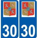 30 Penmarch logo autocollant plaque stickers ville