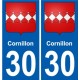 29 Penmarch stemma adesivo piastra adesivi città