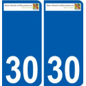 30 Penmarch logo autocollant plaque stickers ville