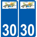 29 Penmarch logo adesivo piastra adesivi città