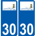 29 Penmarch logo adesivo piastra adesivi città