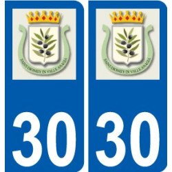 30 Penmarch logo autocollant plaque stickers ville
