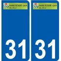 31 Penmarch logo autocollant plaque stickers ville