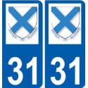 31 Penmarch logo adesivo piastra adesivi città