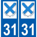 31 Penmarch logo adesivo piastra adesivi città