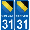 31 Penmarch coat of arms sticker plate stickers city