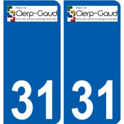 31 Penmarch logotipo de la etiqueta engomada de la placa de pegatinas de la ciudad
