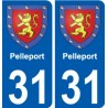 31 Penmarch blason autocollant plaque stickers ville