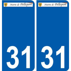 31 Penmarch logotipo de la etiqueta engomada de la placa de pegatinas de la ciudad