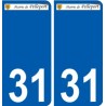 31 Penmarch logo sticker plate stickers city