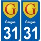 31 Penmarch blason autocollant plaque stickers ville