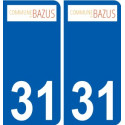 31 Penmarch logo autocollant plaque stickers ville