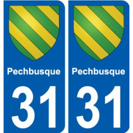 31 Penmarch coat of arms sticker plate stickers city