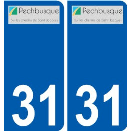 31 Penmarch logotipo de la etiqueta engomada de la placa de pegatinas de la ciudad