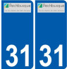 31 Penmarch logo aufkleber typenschild aufkleber stadt