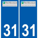 31 Penmarch logo adesivo piastra adesivi città