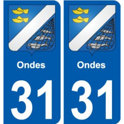 31 Penmarch blason autocollant plaque stickers ville