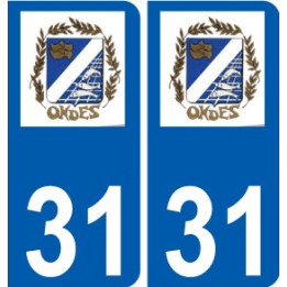 31 Penmarch logo sticker plate stickers city