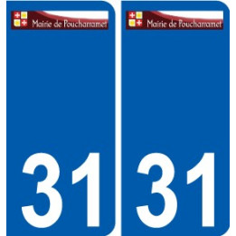 31 Penmarch logo autocollant plaque stickers ville