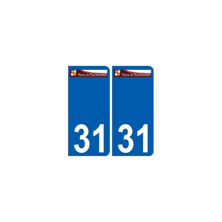 31 Penmarch logo autocollant plaque stickers ville