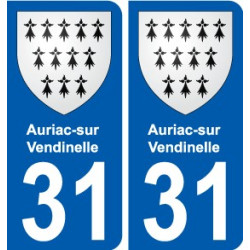 31 Penmarch stemma adesivo piastra adesivi città