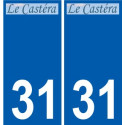 31 Penmarch logotipo de la etiqueta engomada de la placa de pegatinas de la ciudad