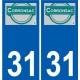 31 Penmarch logo adesivo piastra adesivi città