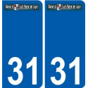 31 Penmarch logo autocollant plaque stickers ville