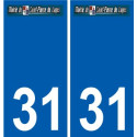 31 Penmarch logo autocollant plaque stickers ville