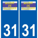 31 Penmarch logo autocollant plaque stickers ville
