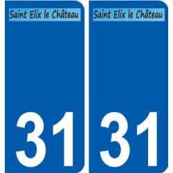 31 Penmarch logotipo de la etiqueta engomada de la placa de pegatinas de la ciudad