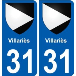31 Penmarch escudo de armas de la etiqueta engomada de la placa de pegatinas de la ciudad