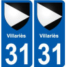 31 Penmarch coat of arms sticker plate stickers city