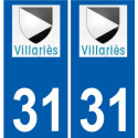 31 Penmarch logo autocollant plaque stickers ville