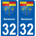 32 Penmarch wappen aufkleber typenschild aufkleber stadt