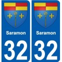 32 Penmarch blason autocollant plaque stickers ville