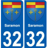32 Penmarch stemma adesivo piastra adesivi città