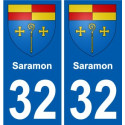 32 Penmarch stemma adesivo piastra adesivi città