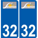 32 Penmarch logo sticker plate stickers city