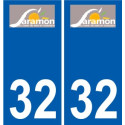 32 Penmarch logo sticker plate stickers city