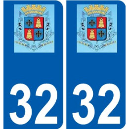 32 Penmarch logo sticker plate stickers city