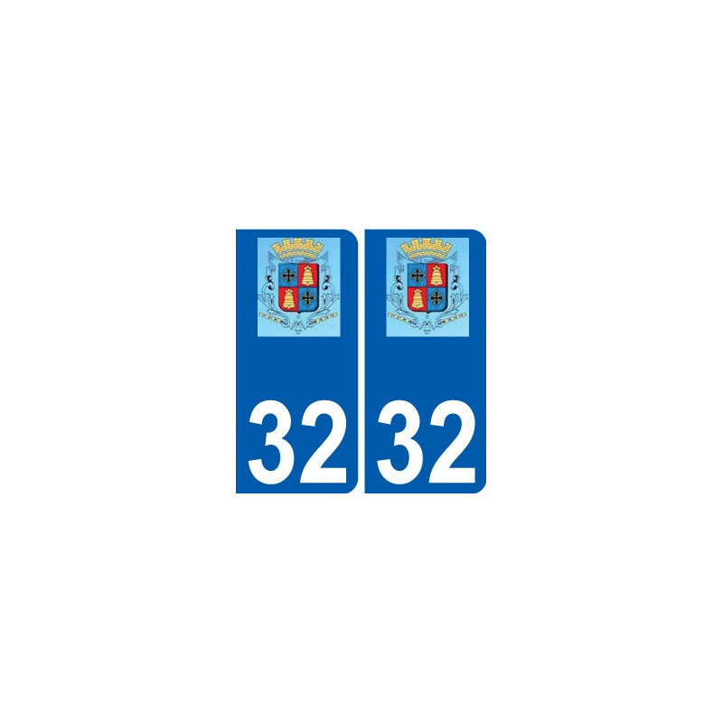 32 Penmarch logo autocollant plaque stickers ville
