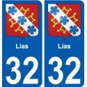 32 Penmarch blason autocollant plaque stickers ville