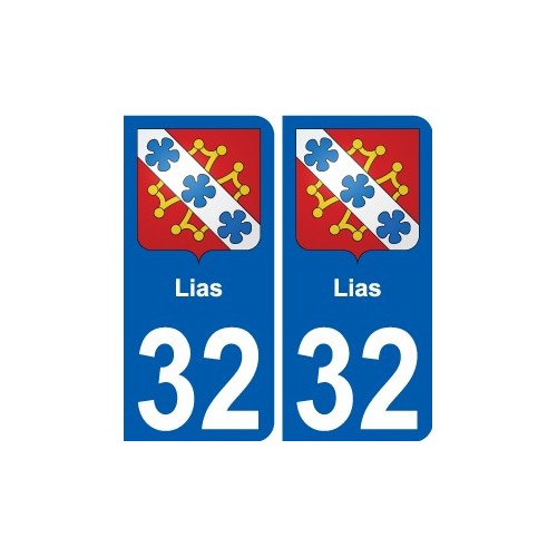32 Penmarch escudo de armas de la etiqueta engomada de la placa de pegatinas de la ciudad