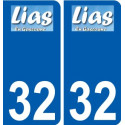 32 Penmarch logo sticker plate stickers city