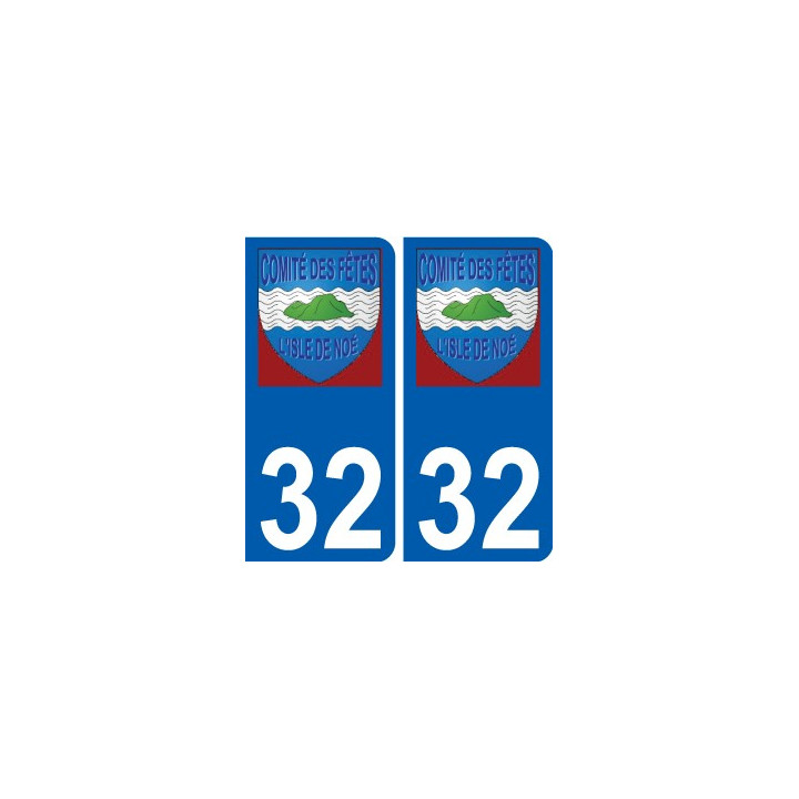 32 Penmarch logo autocollant plaque stickers ville